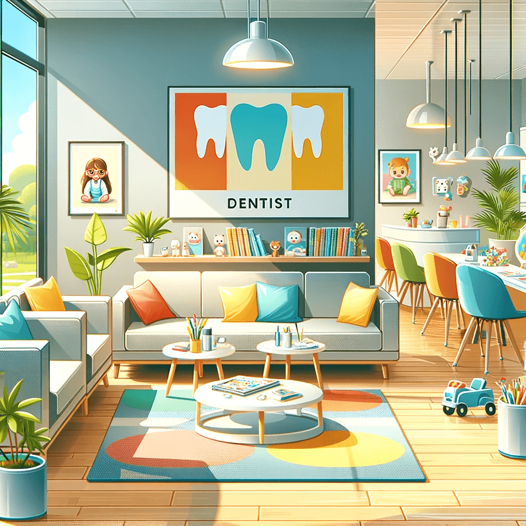 drawing of dentists office